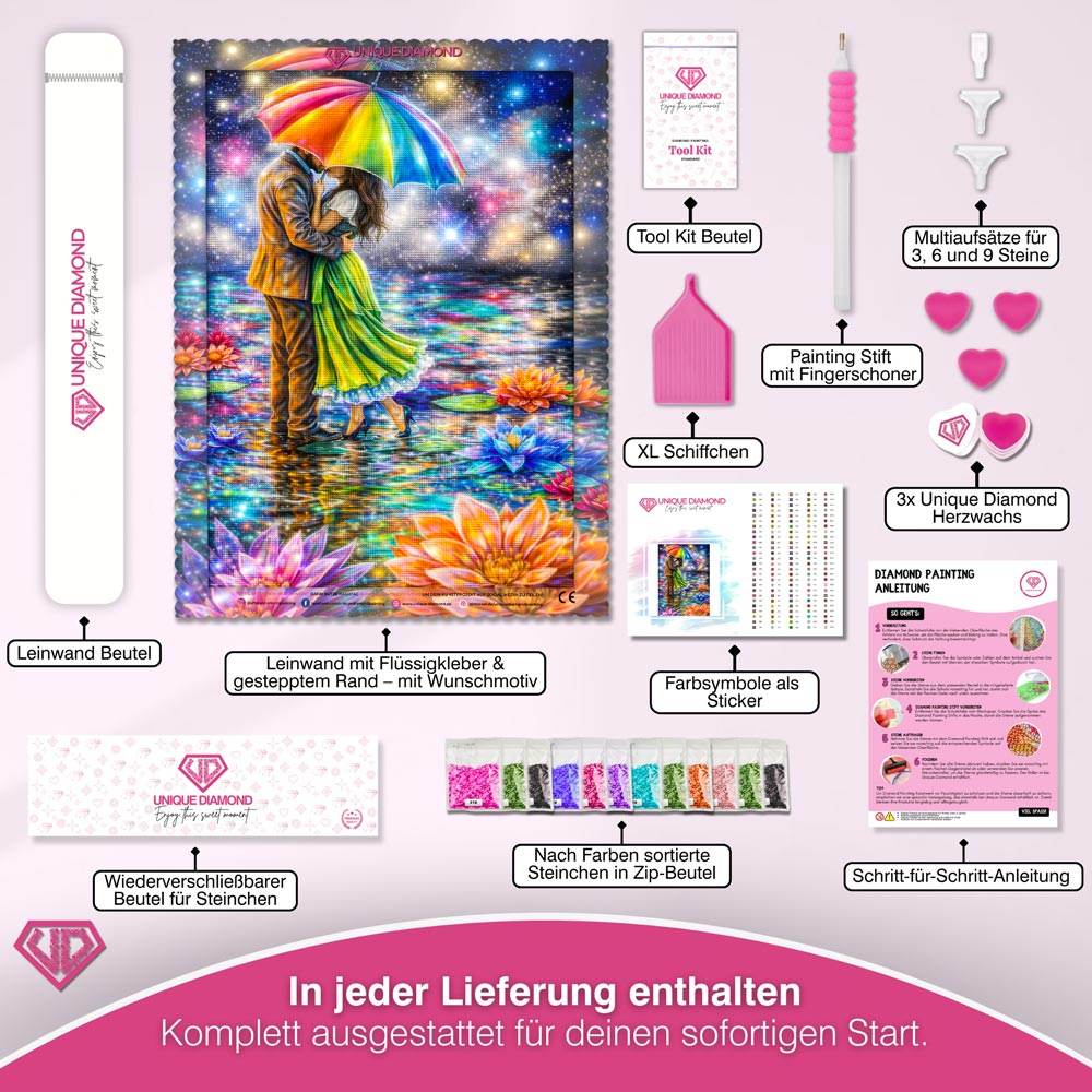 5D Diamond Painting – Rainbow Love
