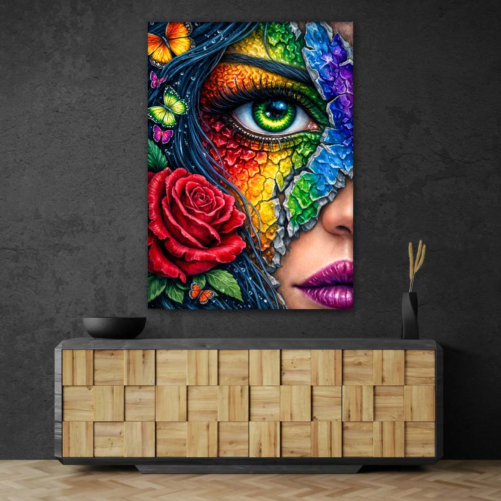 5D Diamond Painting – Rainbow Soul Eye