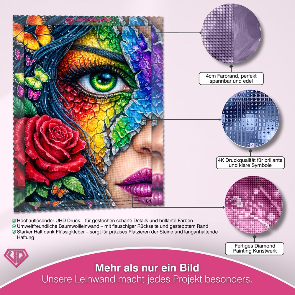5D Diamond Painting – Rainbow Soul Eye