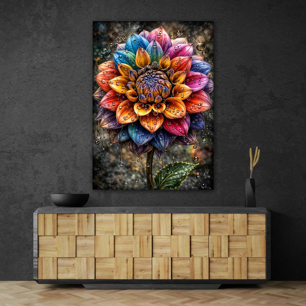 5D Diamond Painting – Rainflower Radiance Unique-Diamond