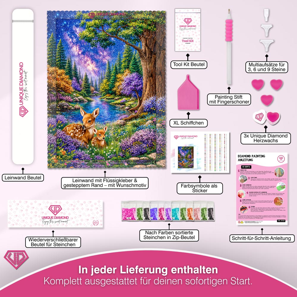 5D Diamond Painting – Rehkitz Elin & Nilo