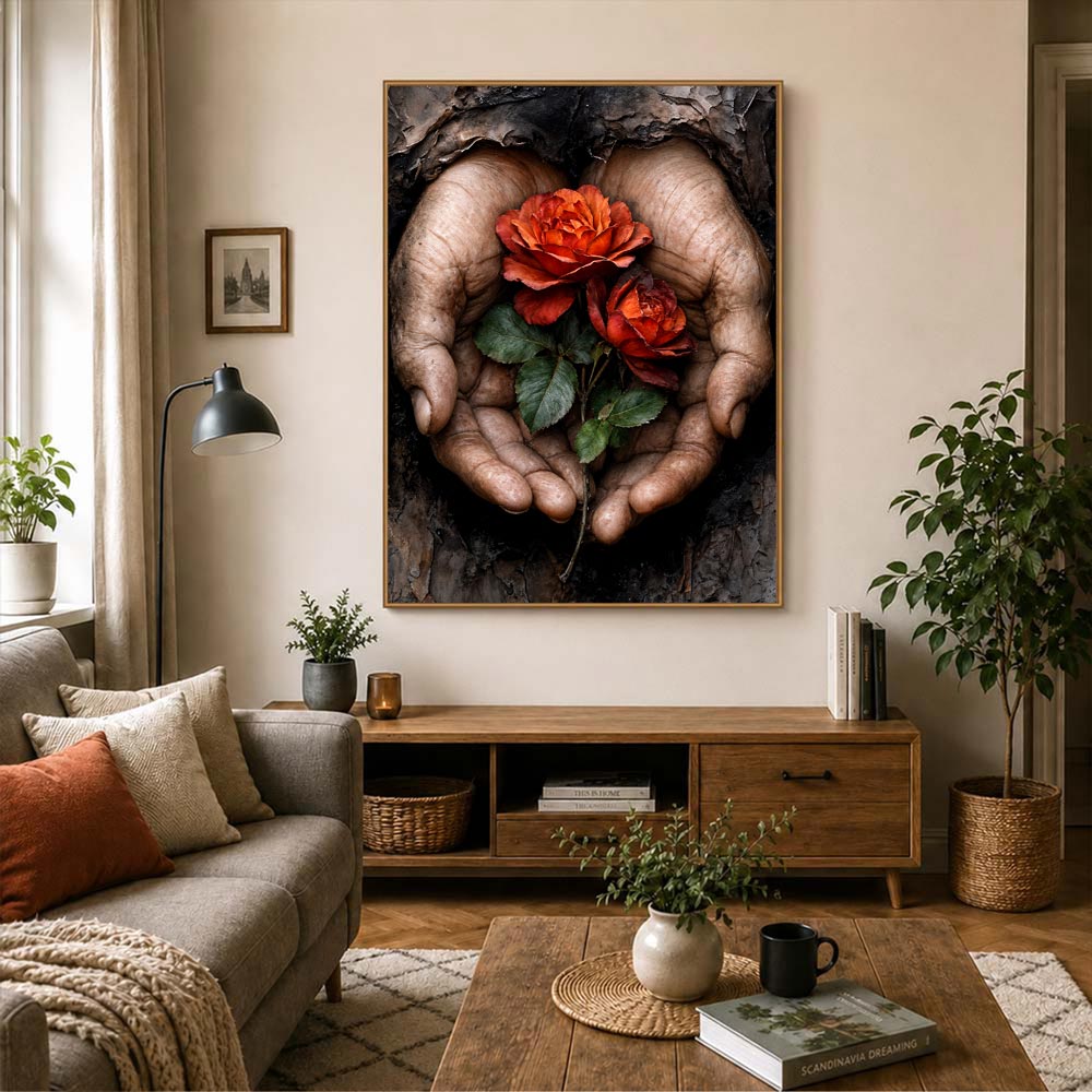5D Diamond Painting – Rosen der Hoffnung