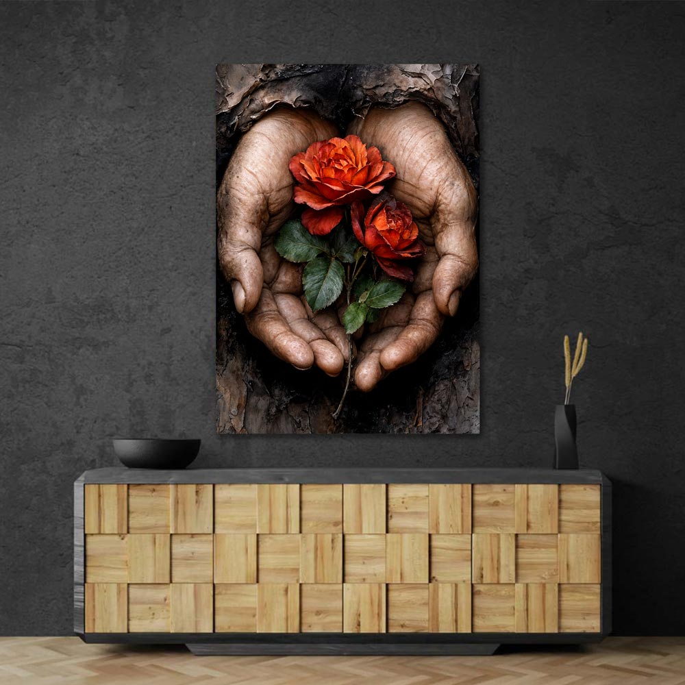 5D Diamond Painting – Rosen der Hoffnung
