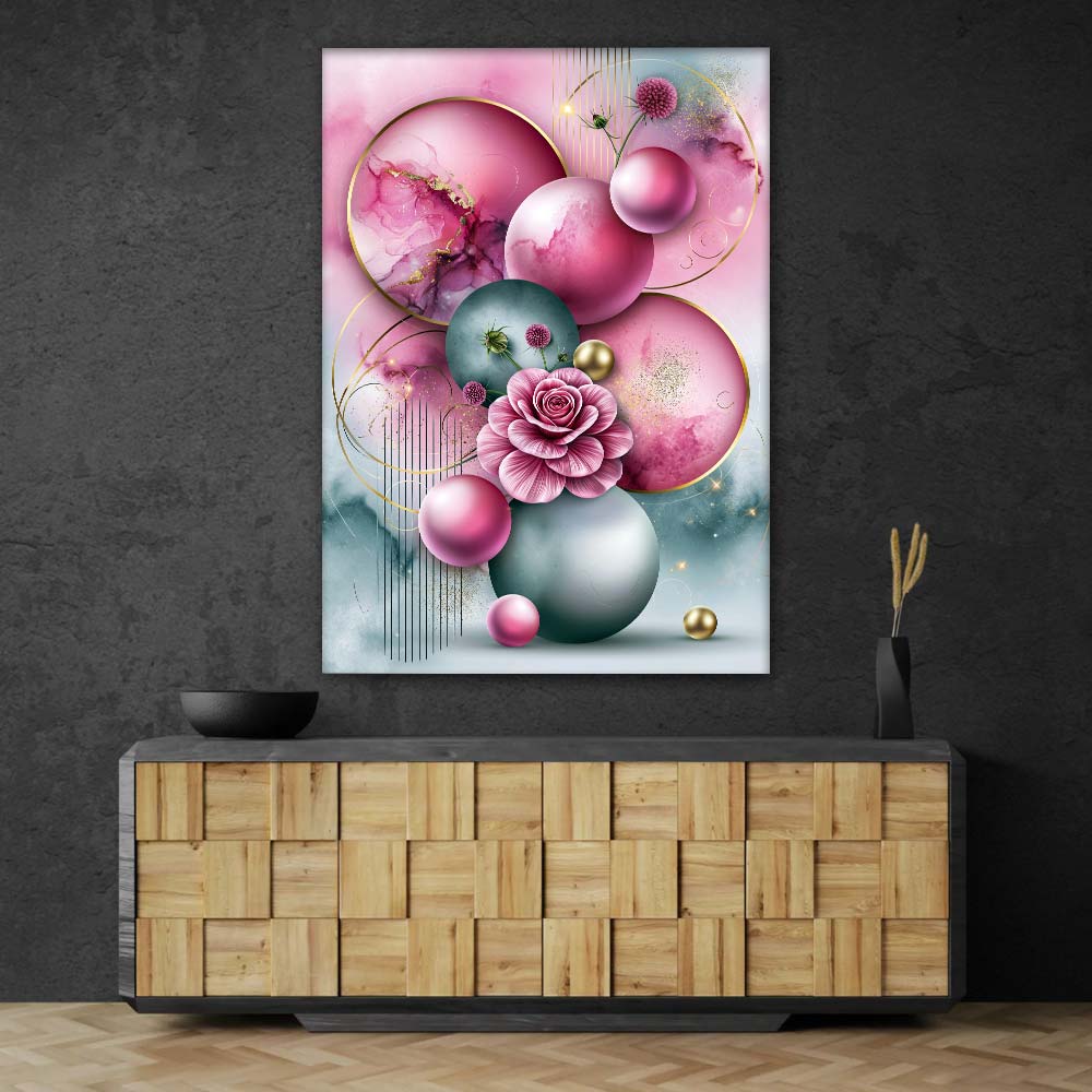 5D Diamond Painting – Rosengoldene Balance