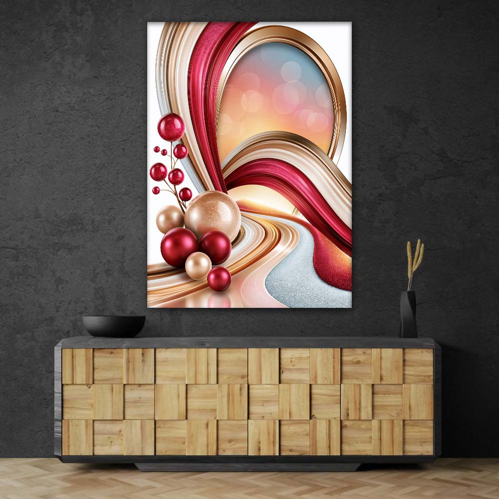 5D Diamond Painting – Rubinrote Harmonie