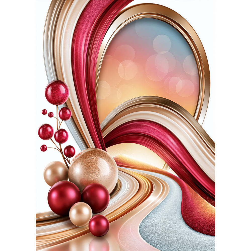5D Diamond Painting – Rubinrote Harmonie | Unique Diamond