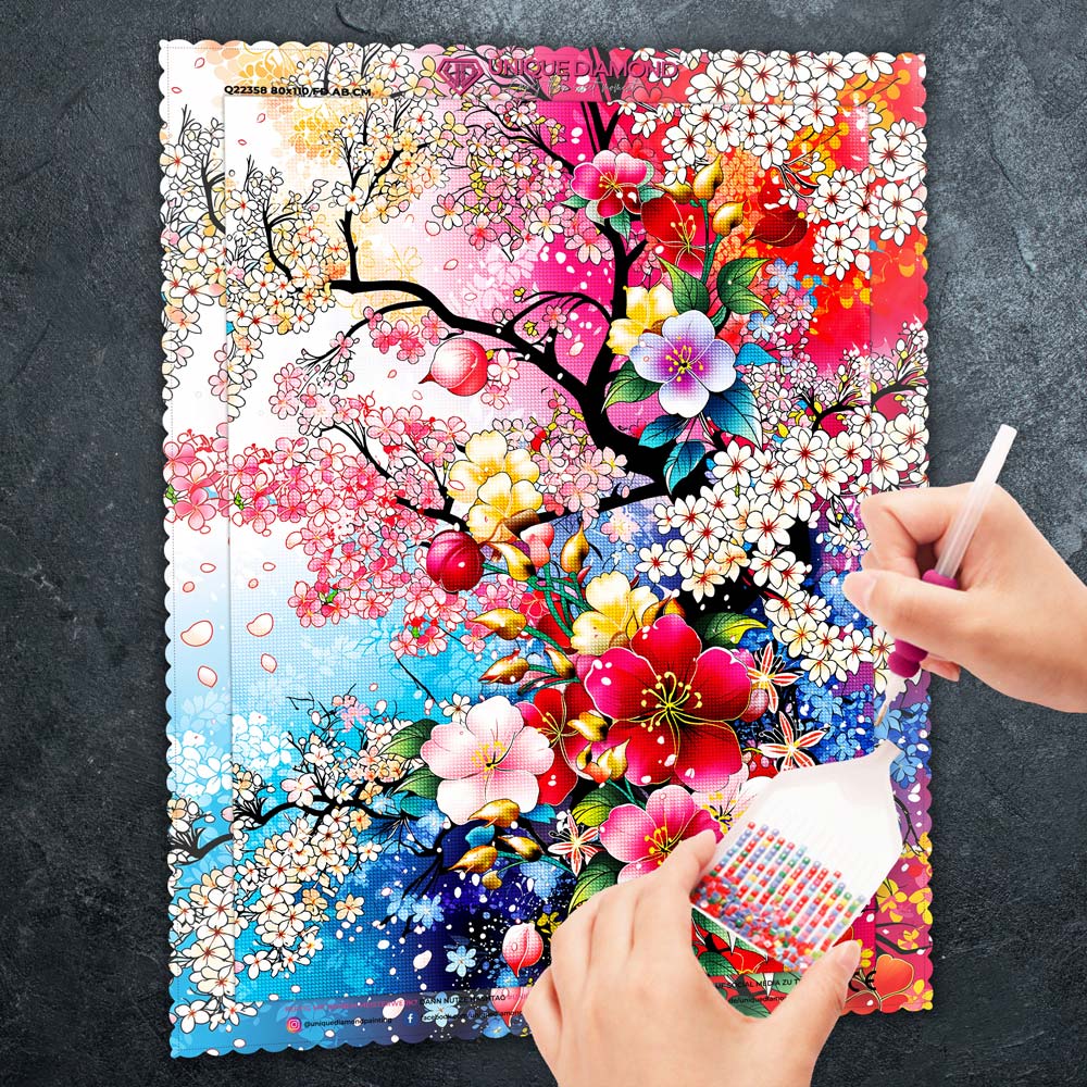 5D Diamond Painting – Sakura Hanami Blütensinfonie