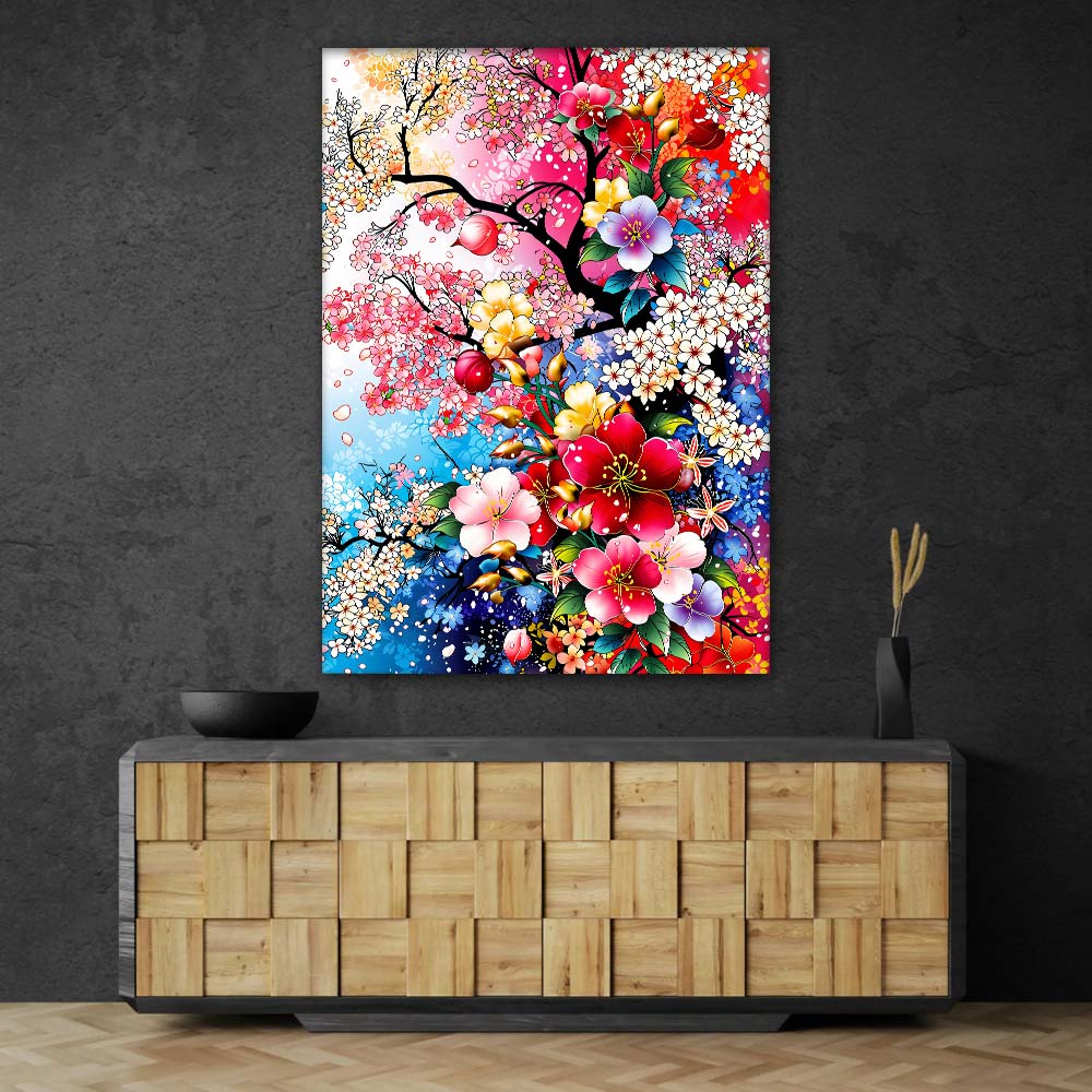 5D Diamond Painting – Sakura Hanami Blütensinfonie