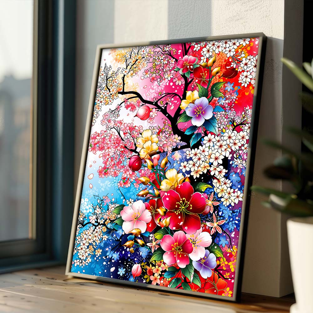 5D Diamond Painting – Sakura Hanami Blütensinfonie