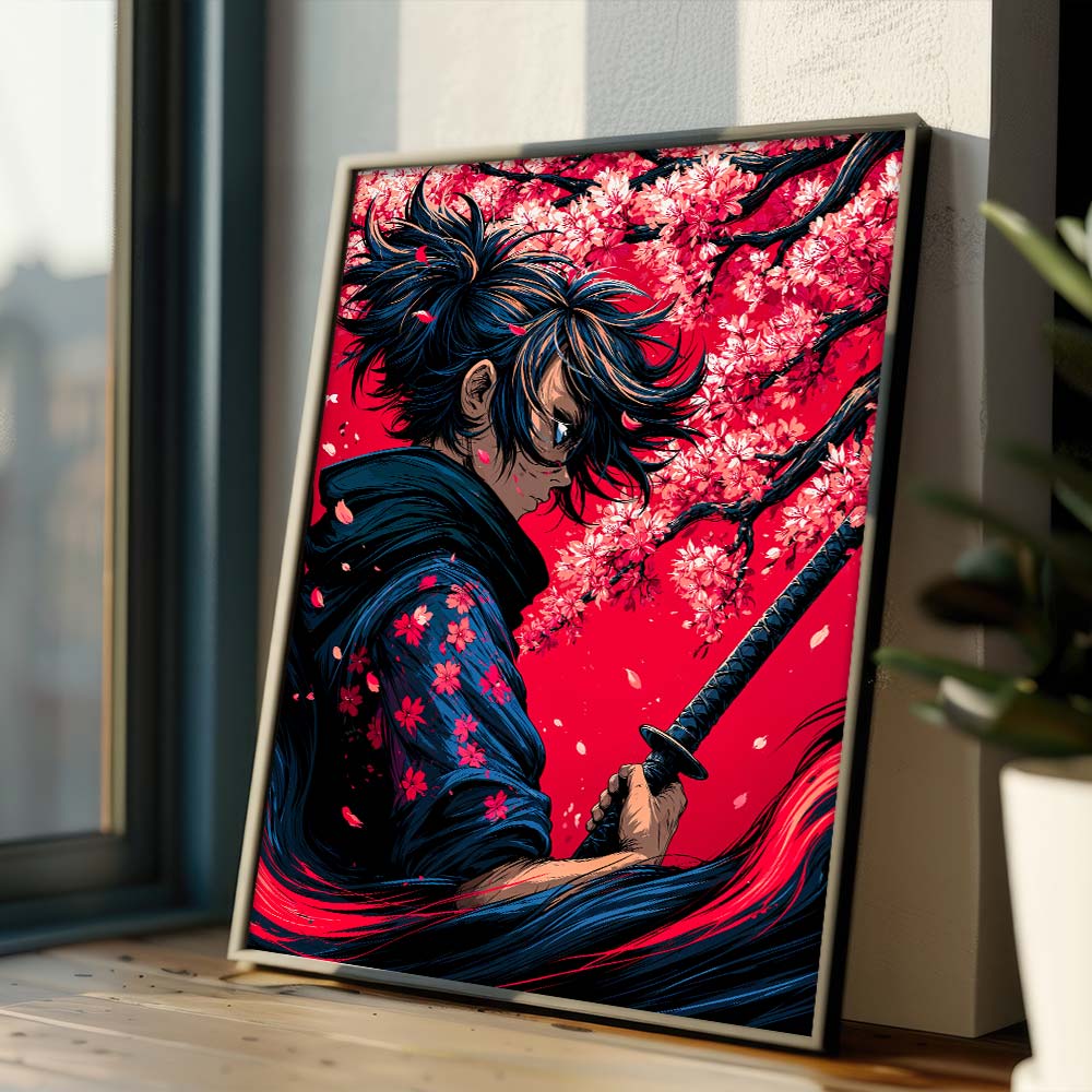 5D Diamond Painting – Sakura Ronin