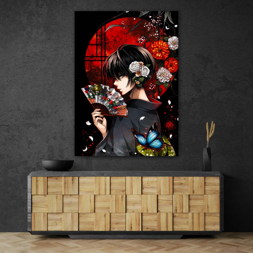 5D Diamond Painting – Schattenblüte des roten Mondes