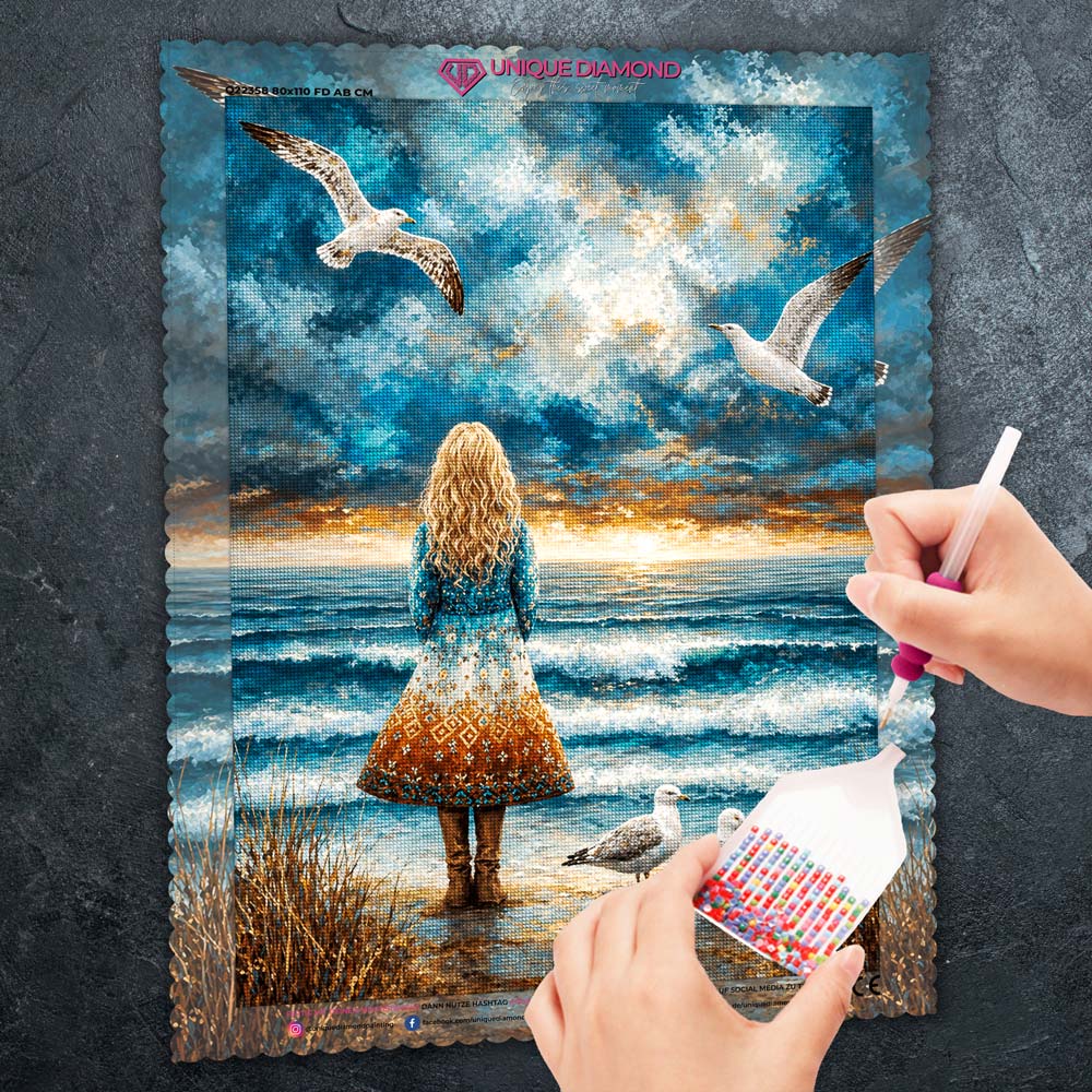 5D Diamond Painting – Sehnsucht am Horizont