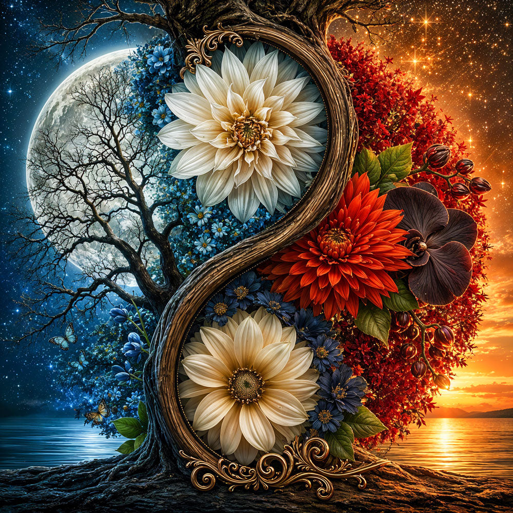 5D Diamond Painting – Seraphina Harmonie der Welten | Unique Diamond