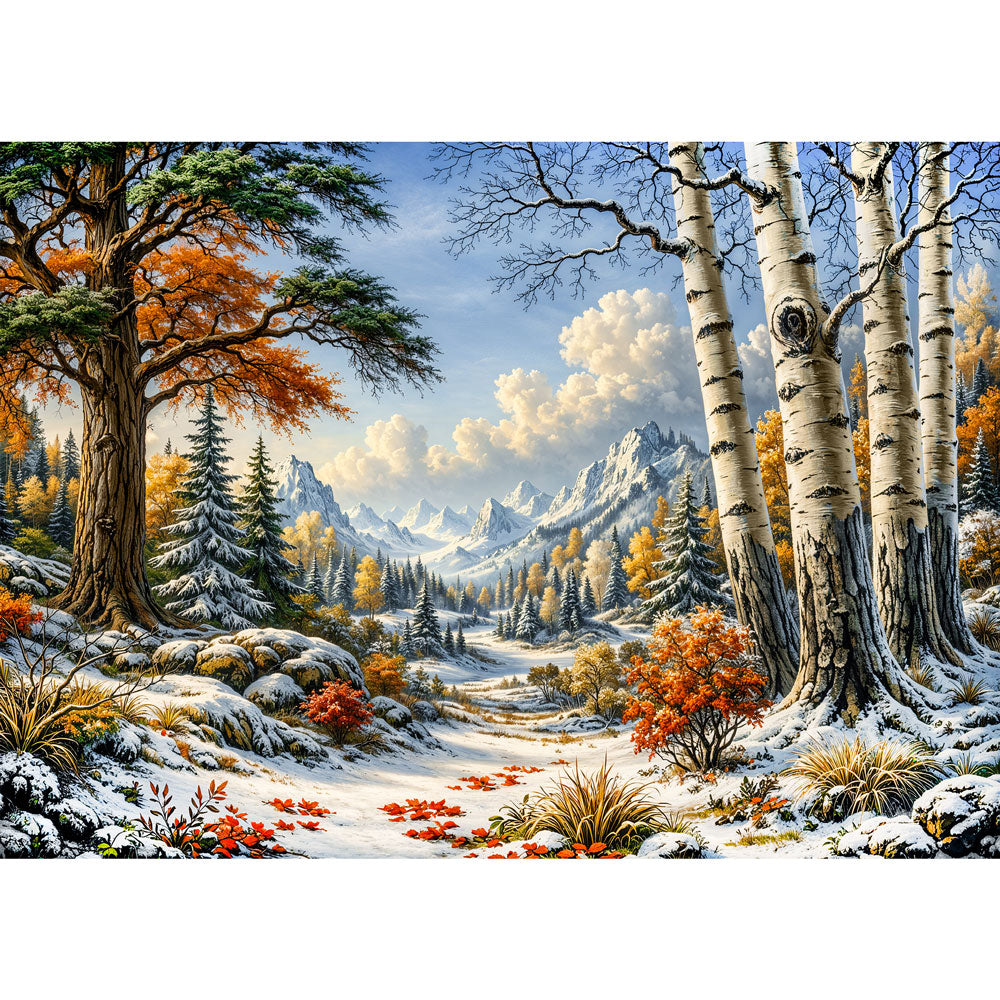 5D Diamond Painting – Silent Seasons, Unique-Diamond