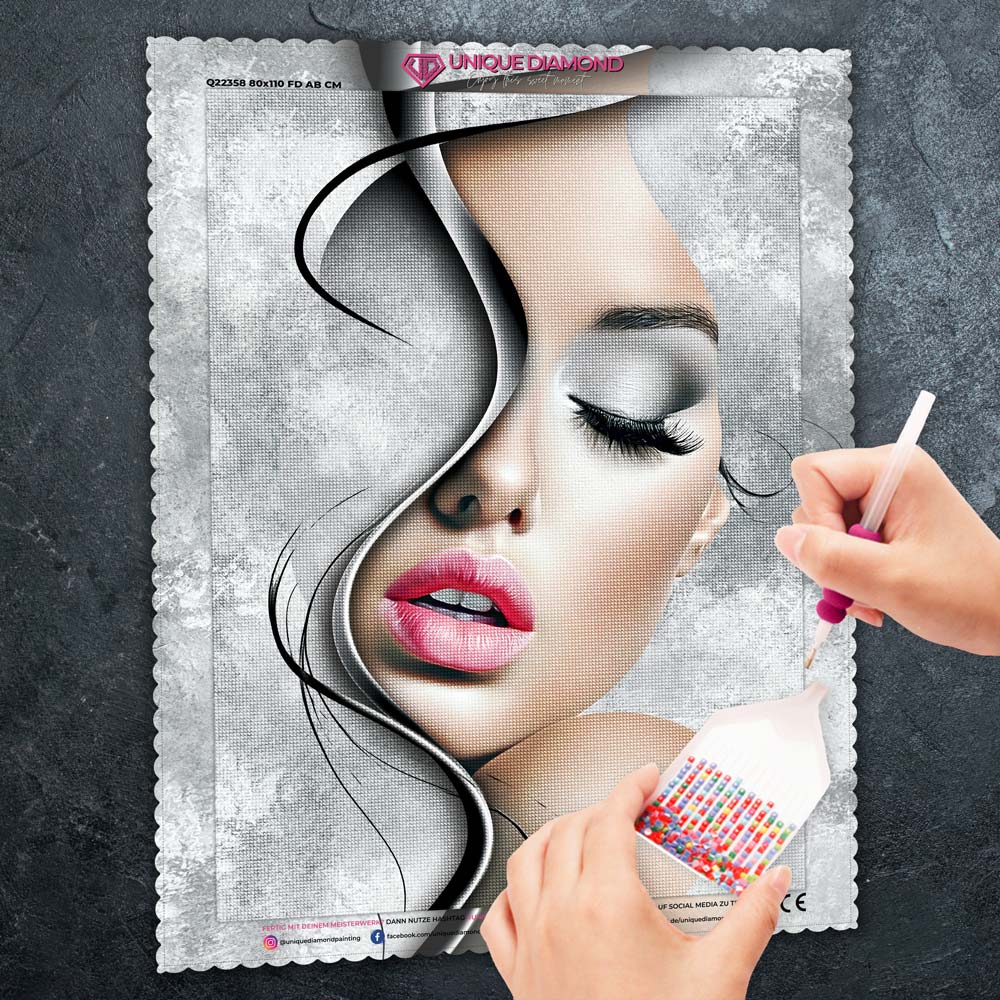 5D Diamond Painting – Silhouette der Eleganz