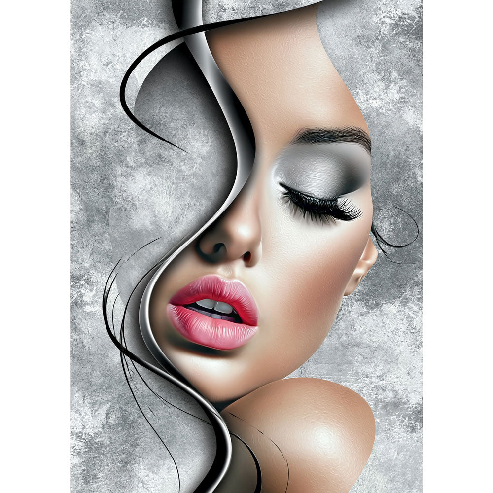 5D Diamond Painting – Silhouette der Eleganz | Unique Diamond
