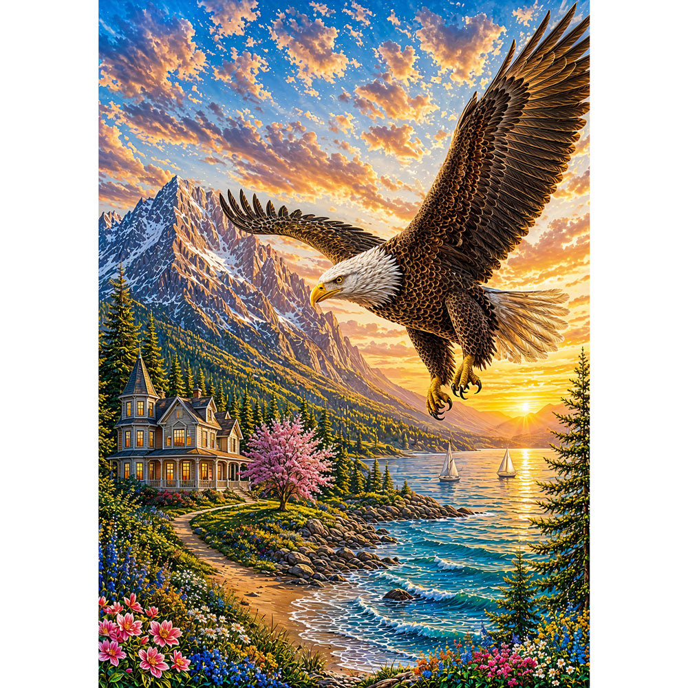 5D Diamond Painting – Sky Sovereign, Unique-Diamond