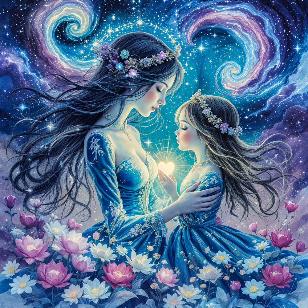 5D Diamond Painting – Stella & Luna Licht der Ewigkeit Unique-Diamond