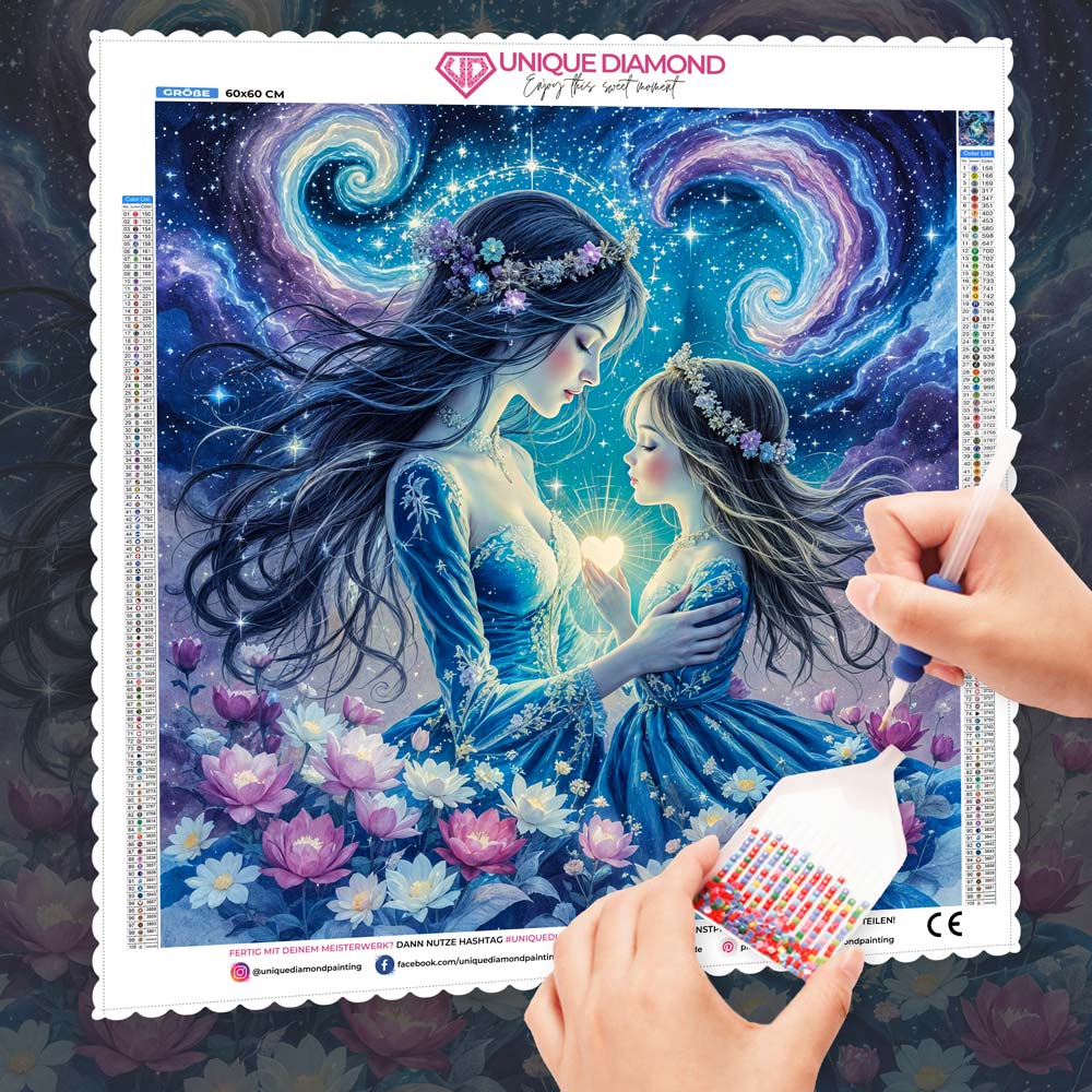 5D Diamond Painting – Stella & Luna Licht der Ewigkeit Unique-Diamond