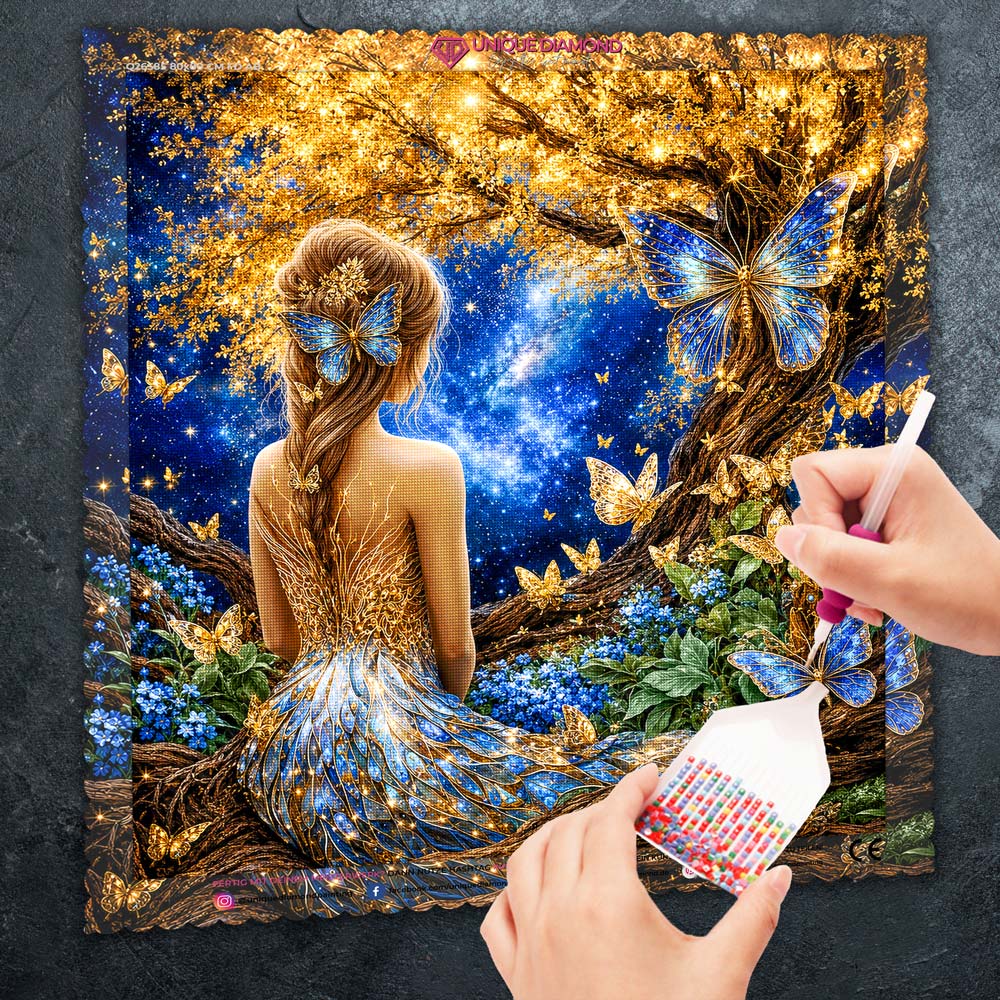 5D Diamond Painting – Sternengarten der Metamorphosen