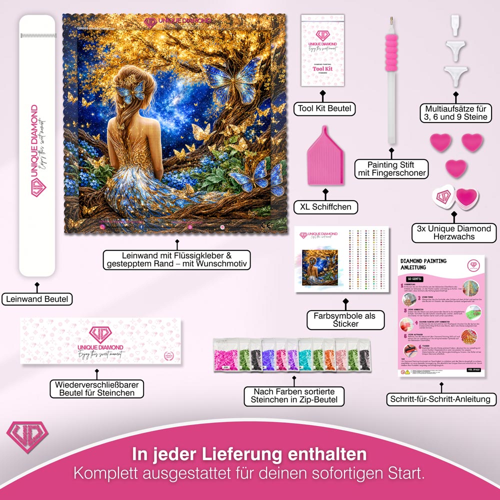 5D Diamond Painting – Sternengarten der Metamorphosen