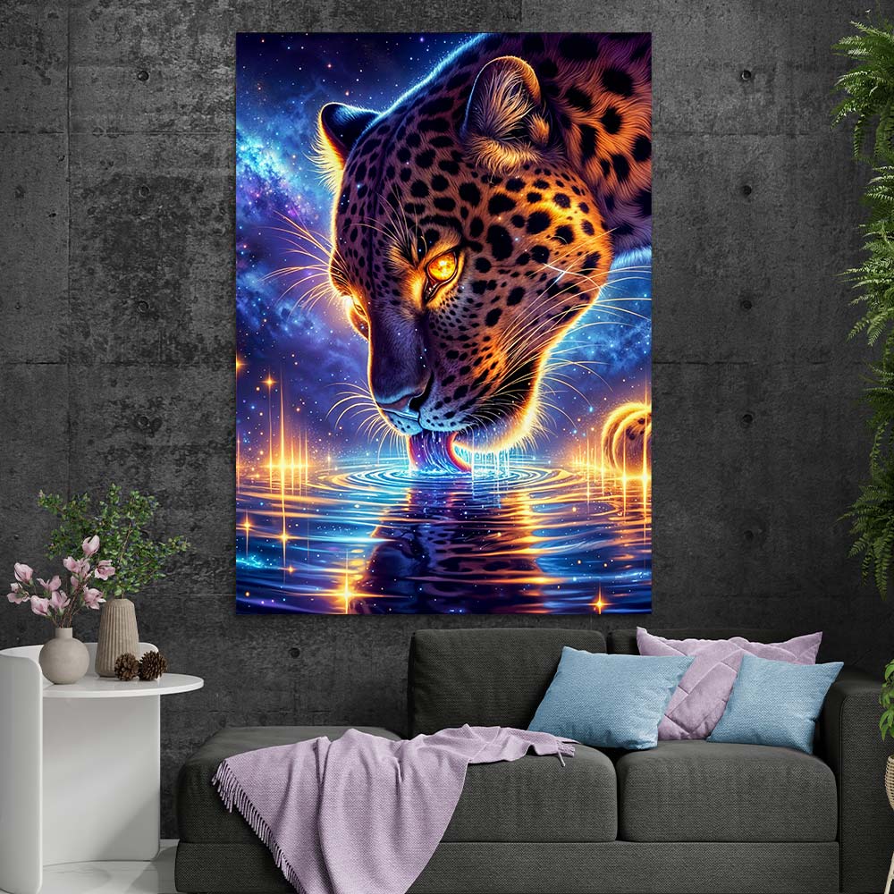 5D Diamond Painting – Stiller Schluck des Universums, Unique-Diamond