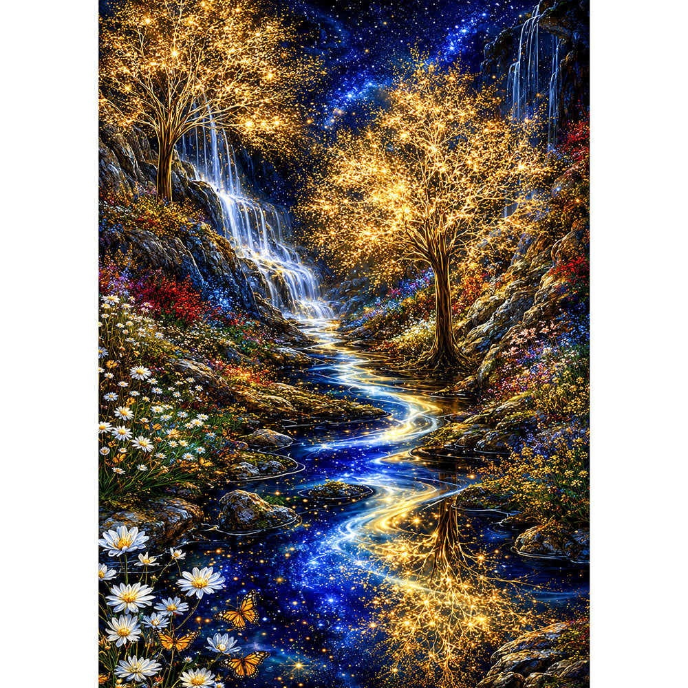 5D Diamond Painting – Strom der Sternenwälder | Unique Diamond