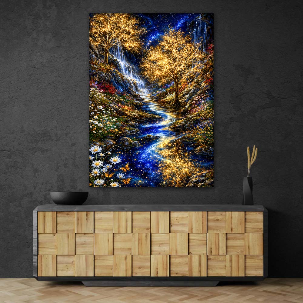 5D Diamond Painting – Strom der Sternenwälder