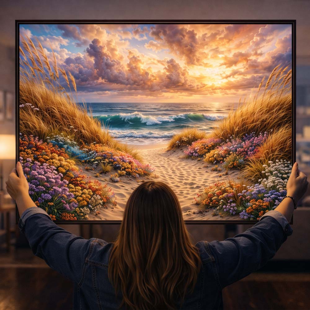 5D Diamond Painting – Sunset Shores Unique-Diamond