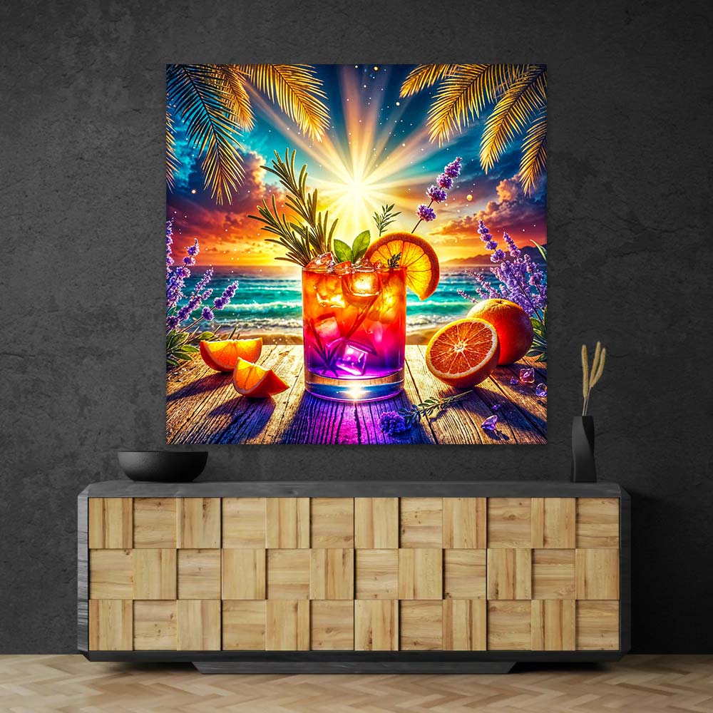 5D Diamond Painting – Sunset Spritz, Unique-Diamond