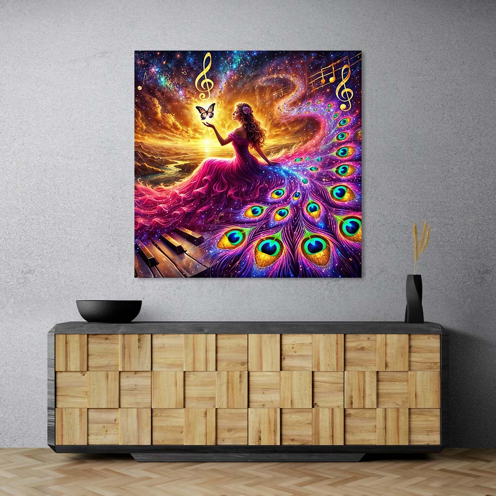 5D Diamond Painting – Symphonie des Lichts, Unique-Diamond