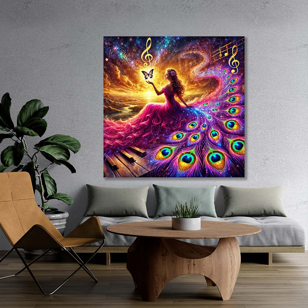 5D Diamond Painting – Symphonie des Lichts, Unique-Diamond