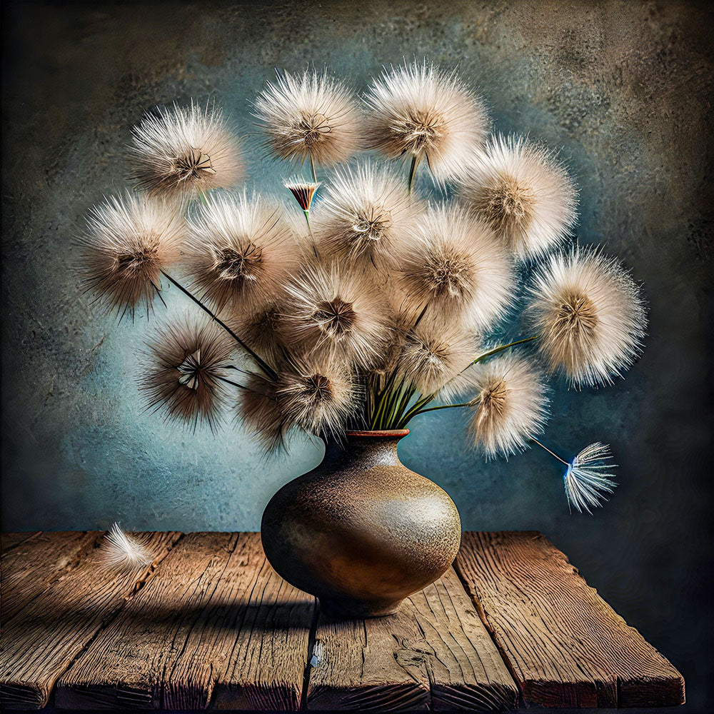 5D Diamond Painting – Tanz der Pusteblumen, Unique-Diamond