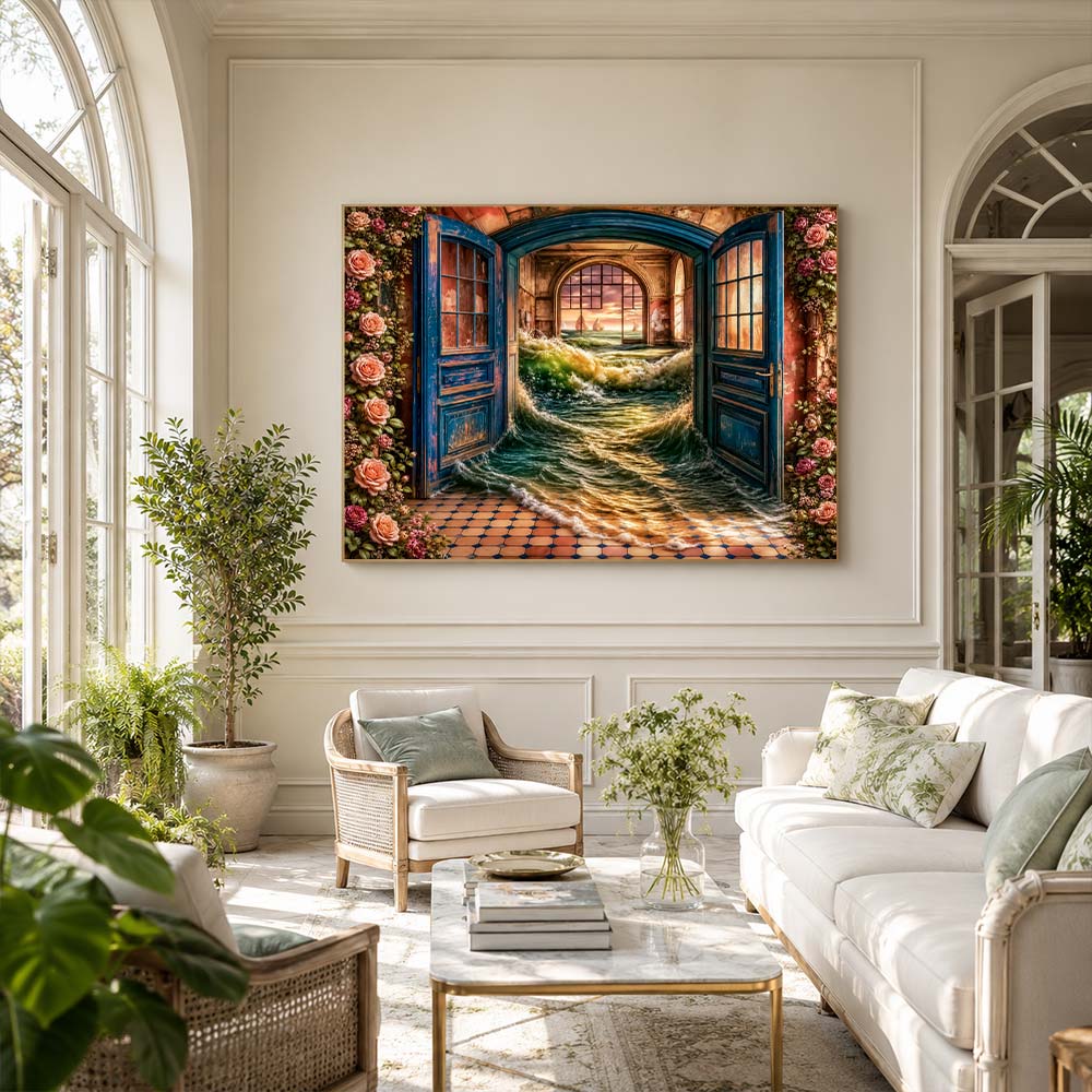 5D Diamond Painting – Tor der Flutwellen