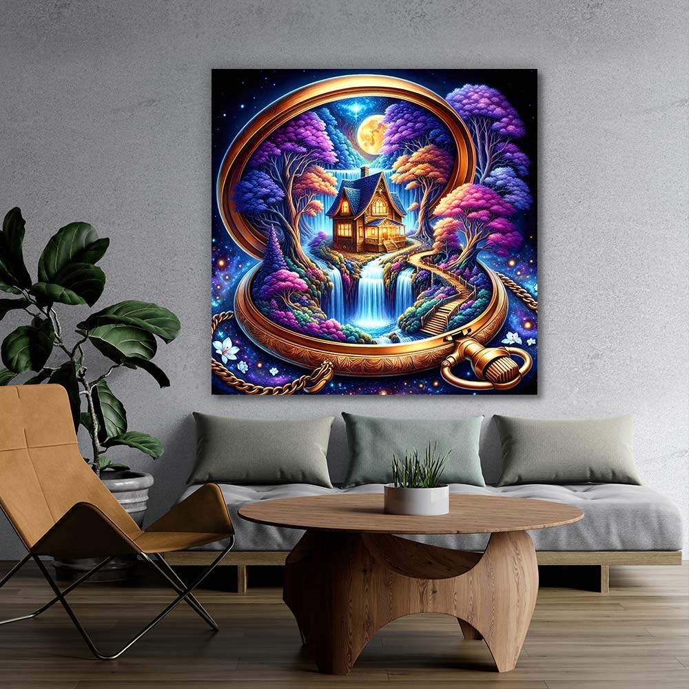 5D Diamond Painting – Traumzeit-Kabinett Unique-Diamond