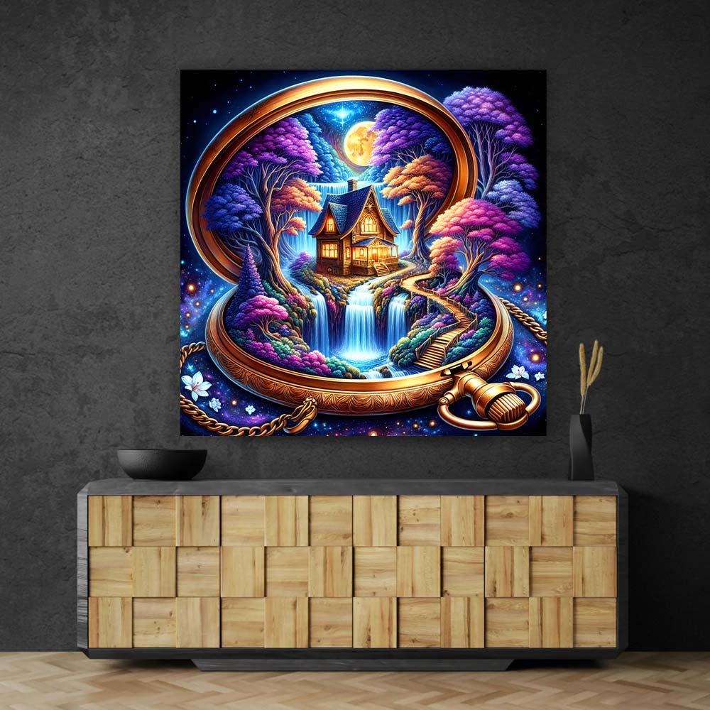 5D Diamond Painting – Traumzeit-Kabinett Unique-Diamond