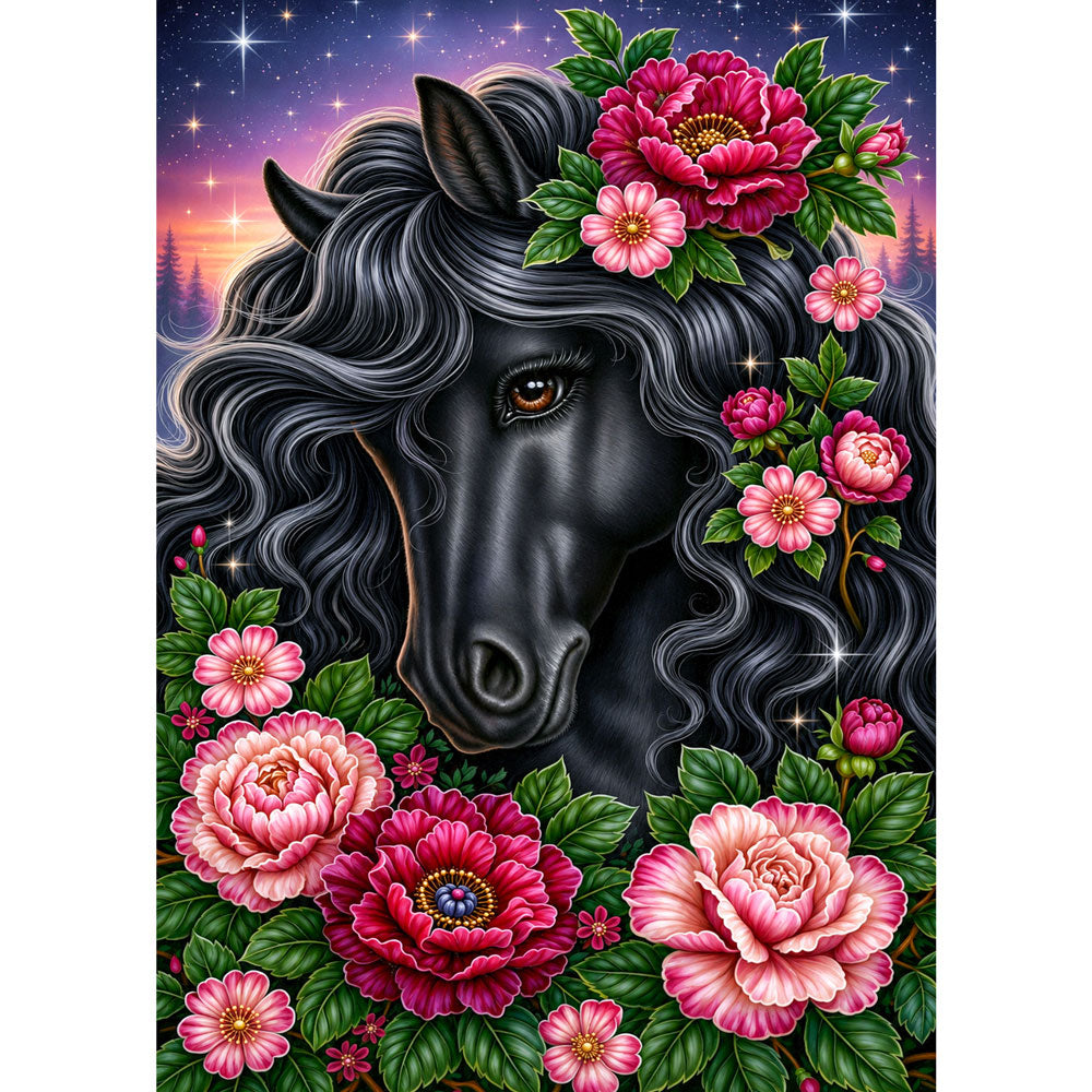 5D Diamond Painting – Valentina im Rosenglühen | Unique Diamond