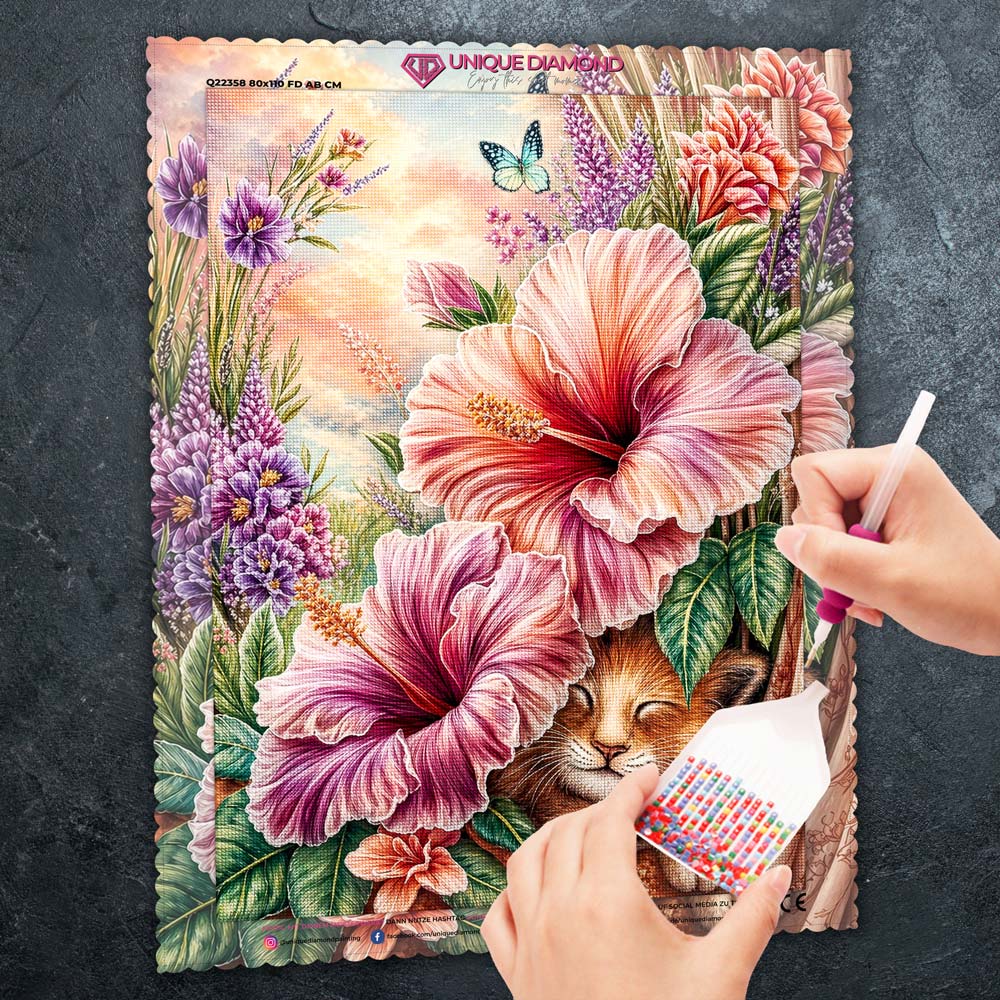 5D Diamond Painting – Velvet Bloom