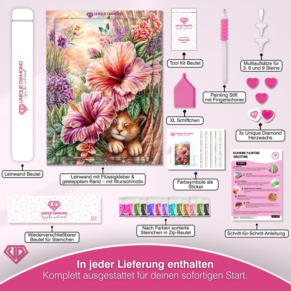 5D Diamond Painting – Velvet Bloom