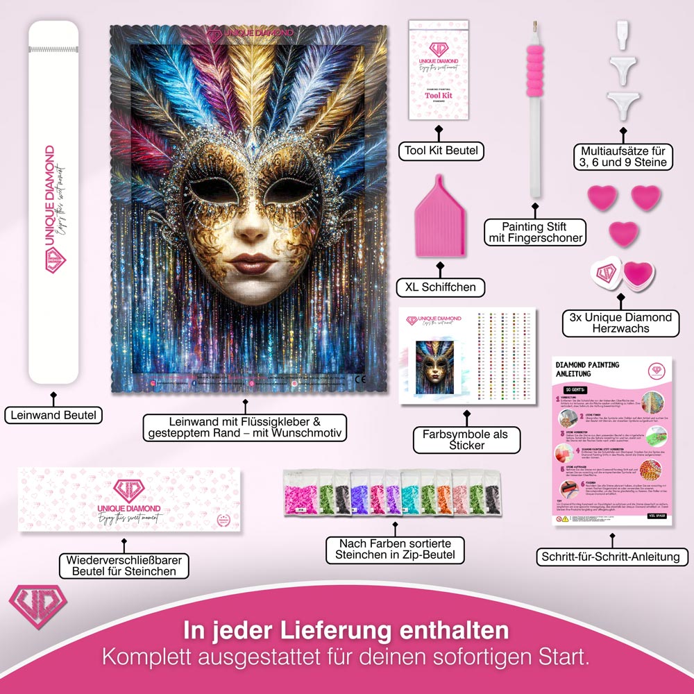 5D Diamond Painting – Velvet Masquerade