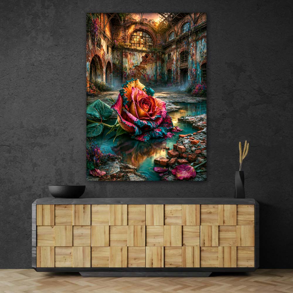 5D Diamond Painting – Verborgene Rosenruine