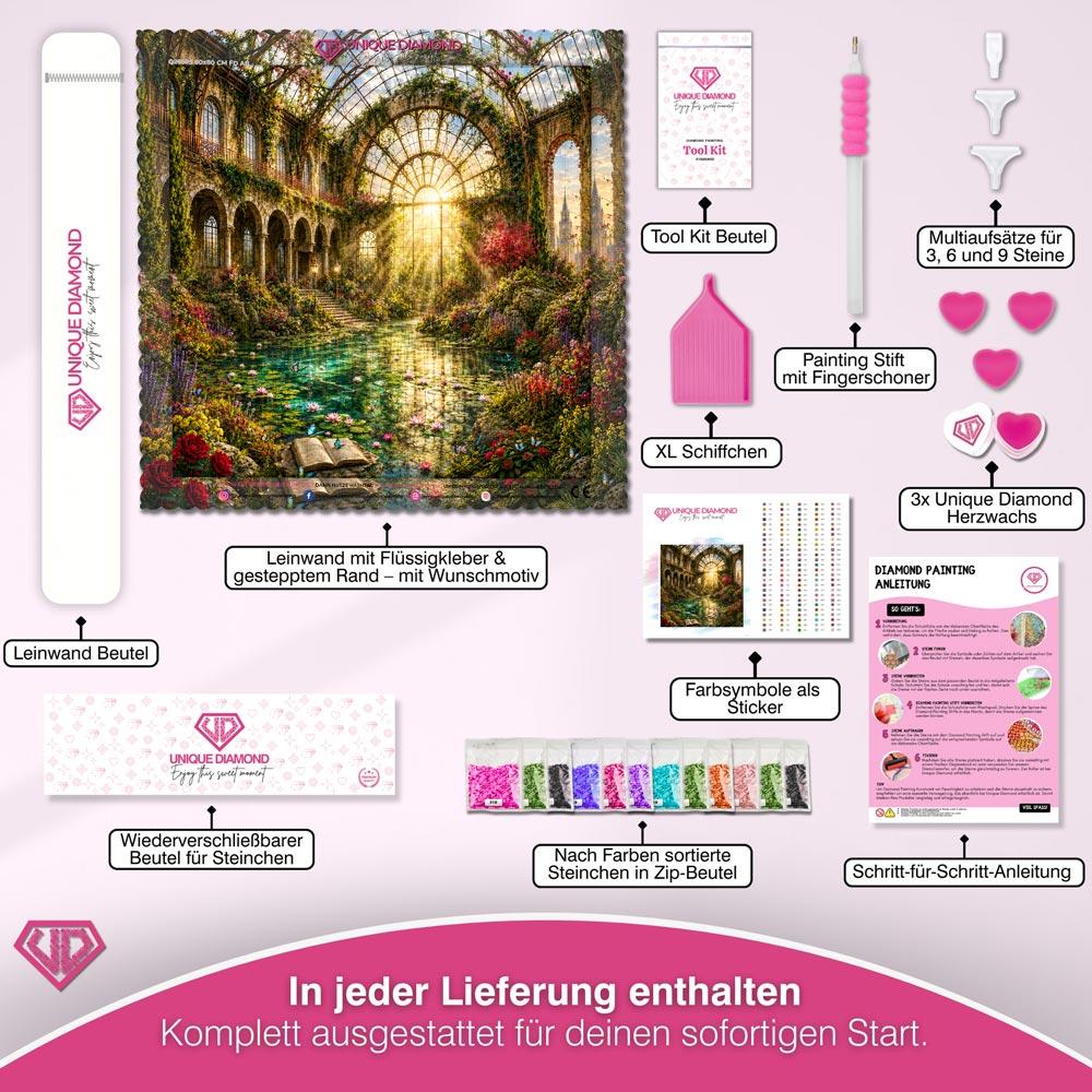 5D Diamond Painting – Verborgene Symphonie des Lichts