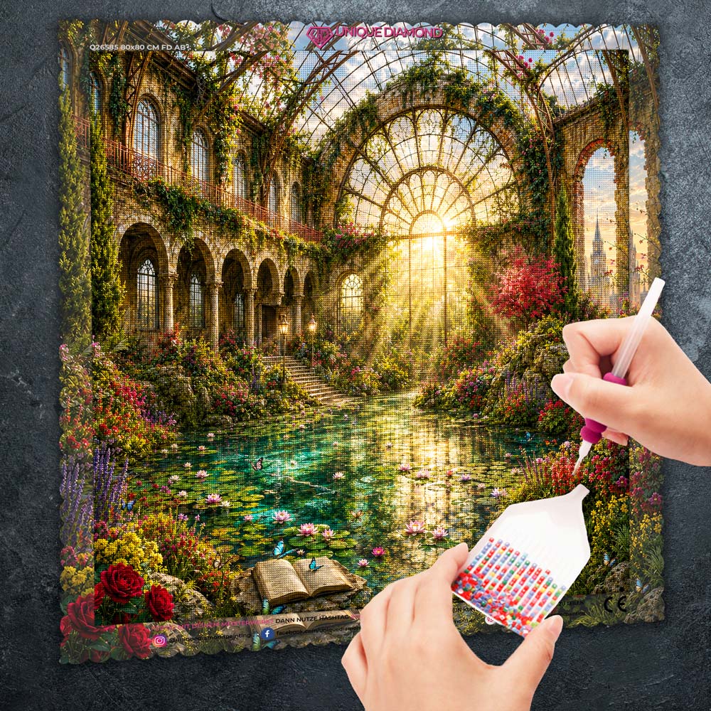 5D Diamond Painting – Verborgene Symphonie des Lichts
