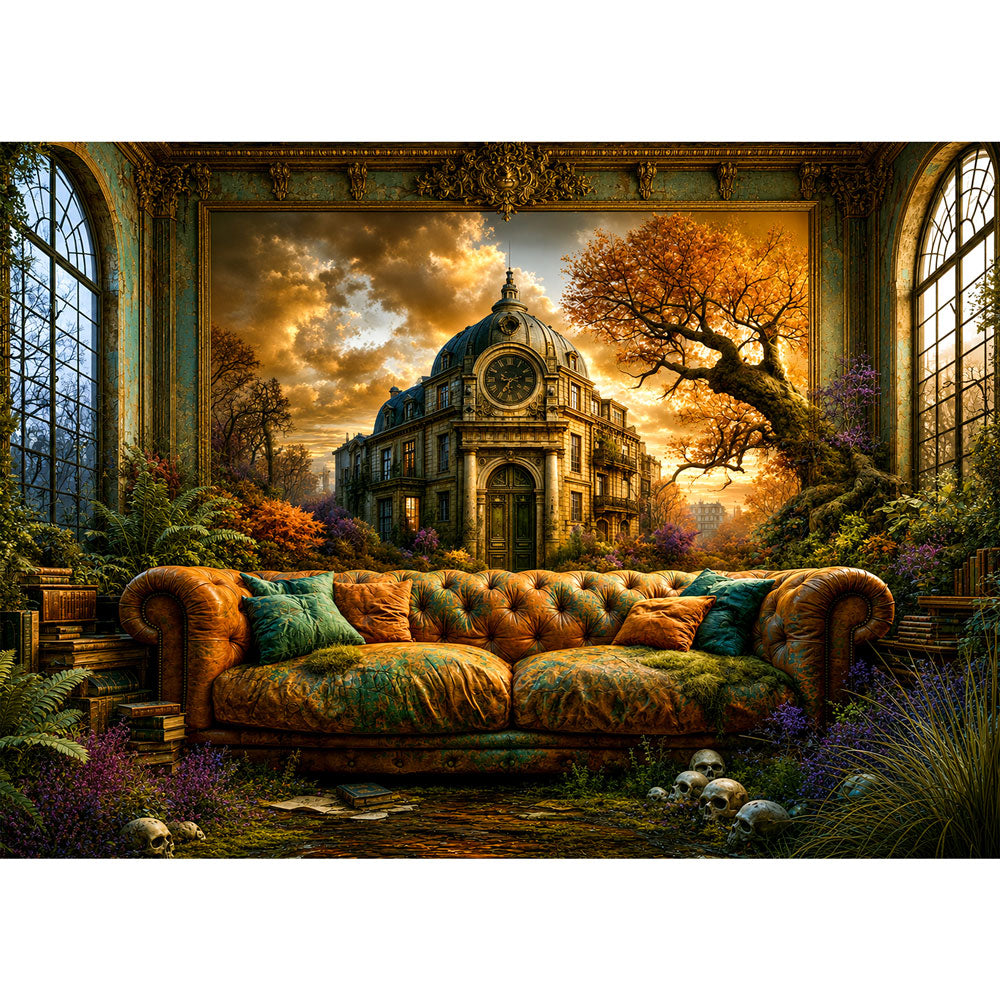 5D Diamond Painting – Verlassener Salon der Schatten | Unique Diamond
