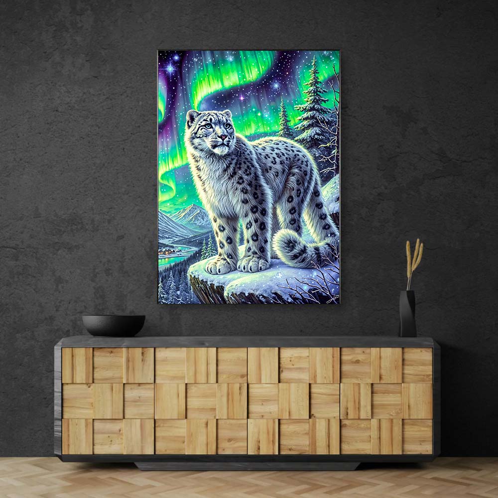 5D Diamond Painting – Wächter der Polarlichter, Unique-Diamond