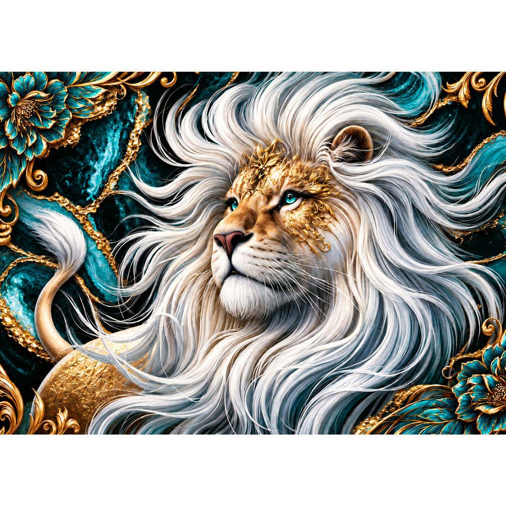 5D Diamond Painting – Wächter der Smaragdkrone | Unique Diamond