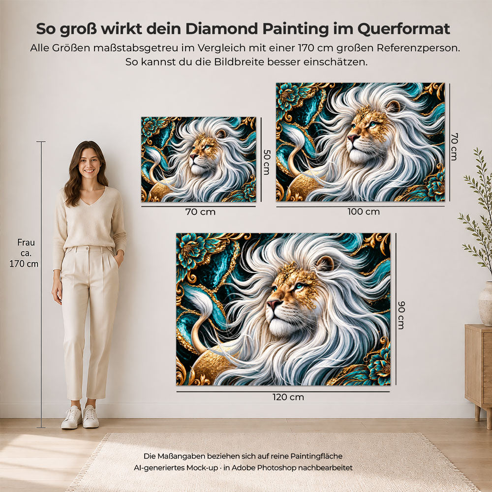 5D Diamond Painting – Wächter der Smaragdkrone