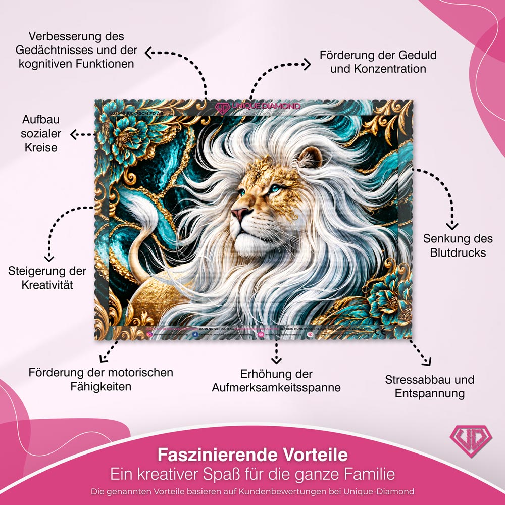 5D Diamond Painting – Wächter der Smaragdkrone