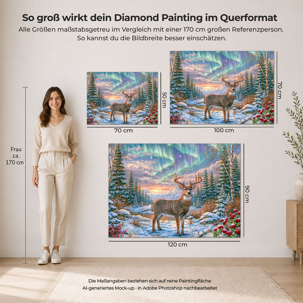 5D Diamond Painting – Wächter des Nordlichts