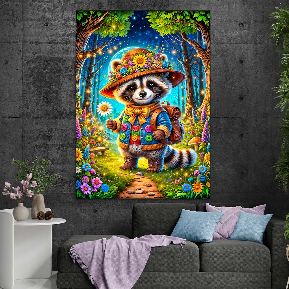 5D Diamond Painting – Waldwanderer Remy, unique-diamond